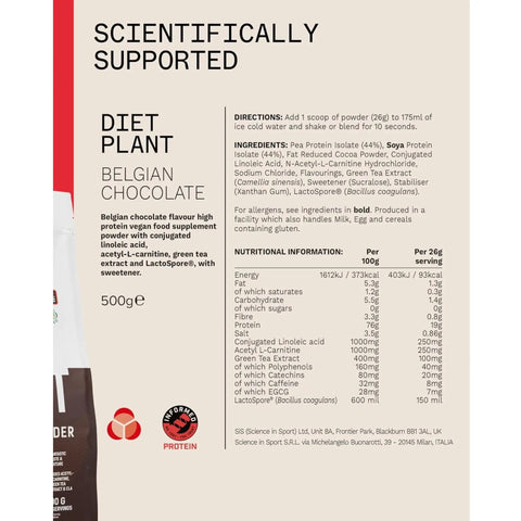 Phd Diet Plant Lean Protein Belgian Chocolate 500g - wegańska odżywka białkowa, Belgijska Czekolada, fat burning formula by PhD (phd-diet-plant-lean-protein-belgian-chocolate-500g-weganska-odzywka-bialkowa-belgijska-czekolada-fat-burning-formula)