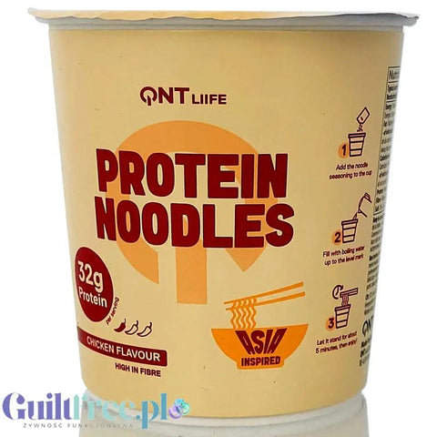 QNT Protein Noodles Chicken - proteinowa 'chińska zupka' z makaronem o smaku kurczaka 32g białka by QNT (qnt-protein-noodles-chicken-proteinowa-chinska-zupka-z-makaronem-o-smaku-kurczaka-32g-bialka)