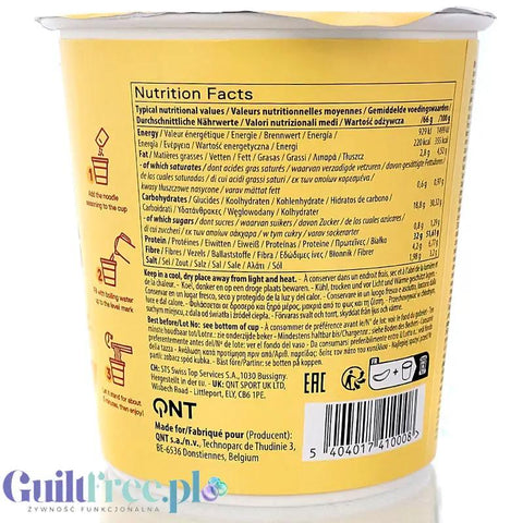 QNT Protein Noodles Spicy Curry - pikantna proteinowa 'chińska zupka' 32g białka by QNT (qnt-protein-noodles-spicy-curry-pikantna-proteinowa-chinska-zupka-32g-bialka)