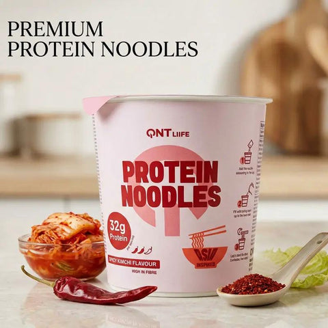 QNT Protein Noodles Spicy Kimchi - pikantna proteinowa 'chińska zupka' z makaronem 32g białka by QNT (qnt-protein-noodles-spicy-kimchi-pikantna-proteinowa-chinska-zupka-z-makaronem-32g-bialka)