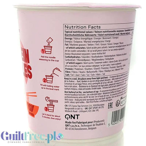 QNT Protein Noodles Spicy Kimchi - pikantna proteinowa 'chińska zupka' z makaronem 32g białka by QNT (qnt-protein-noodles-spicy-kimchi-pikantna-proteinowa-chinska-zupka-z-makaronem-32g-bialka)