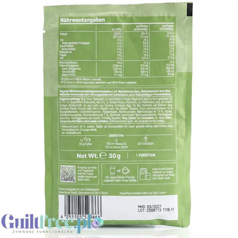 Rocka Nutrition Protein Matcha Latte 30g - wegańska odżywka proteinowa 65mg kofeiny, z matcha i zieloną herbatą by Rocka Nutrition (rocka-nutrition-protein-matcha-latte-30g-weganska-odzywka-proteinowa-65mg-kofeiny-z-matcha-i-zielona-herbata)