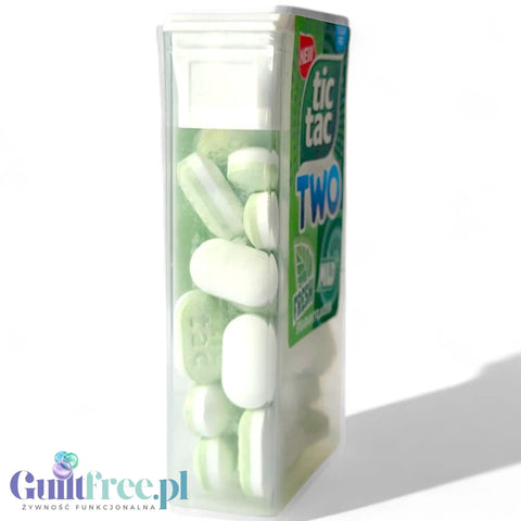 Tic Tac TWO Fresh & Mild Spearnint - dwuwarstwowe drażetki o smaku miętowym bez cukru by Tic Tac (tic-tac-two-fresh-mild-spearnint-dwuwarstwowe-drazetki-o-smaku-mietowym-bez-cukru)