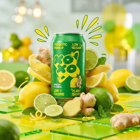 XO Soda High Fibre Ginger & Lemon - funkcjonalny napój z błonnikiem i stewią by Poppi Soda (xo-soda-high-fibre-ginger-lemon-low-sugar-funkcjonalny-napoj-z-blonnikiem-i-stewia)