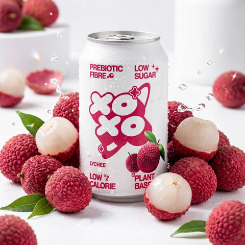 XO Soda High Fibre Lychee 330ml - funkcjonalny napój z błonnikiem i stewią by Poppi Soda (xo-soda-high-fibre-lychee-low-sugar-330ml-funkcjonalny-napoj-z-blonnikiem-i-stewia)
