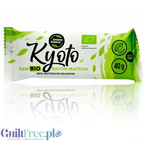 Zmiany Zmiany Kyoto Matcha Raw Bio - surowy wegański baton matcha bez dodatku cukru by Zmiany Zmiany (zmiany-zmiany-kyoto-raw-bio-surowy-weganski-baton-matcha-bez-dodatku-cukru)