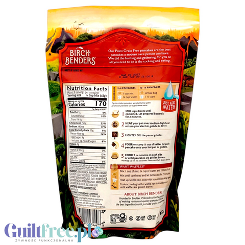 Birch Benders Paleo Pancake & Waffle - mix do naleśników i gofrów bez glutenu by Birch Benders (birch-benders-paleo-pancake-and-waffle-mix-original)