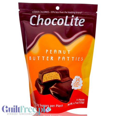 Healthsmart Sweet Nothings Chocolite Peanut Butter Patties - czekoladki z masłem orzechowym o obniżonej zawartości tłuszczu by HealthSmart Foods (healthsmart-sweet-nothings-chocolite-peanut-butter-patties-czekoladki-z-maslem-orzechowym-o-obnizonej-zawartosci-tluszczu)