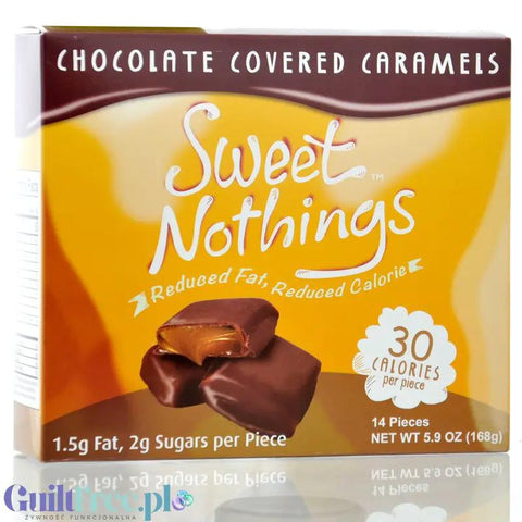 Healthsmart Sweet Nothings Chocolate Caramels - czekoladki karmelowe o obniżonej zawartości tłuszczu by HealthSmart Foods (healthsmart-sweet-nothings-chocolate-covered-caramels)