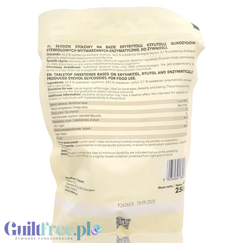 Intenson Blend Słodzików 250g - mieszanka naturalnych słodzików alternatywa cukru zastępuje 1:1 by Intenson (intenson-blend-slodzikow-250g-mieszanka-naturalnych-slodzikow-alternatywa-cukru-zastepuje-11)