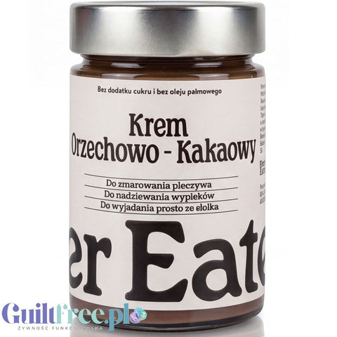 Finer Eaters krem orzechowo-kakaowy bez dodatku cukru i oleju palmowego 400g by Finer Eaters (finer-eaters-krem-orzechowo-kakaowy-bez-dodatku-cukru-i-oleju-palmowego-400g)
