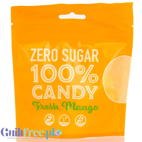Future Candy 100% Zero Sugar Sweets, Fresh Mango - wegańskie landrynki bez cukru o smaku mango by Future Candy (future-candy-100-zero-sugar-sweets-fresh-mango-cukierki-bez-cukru)