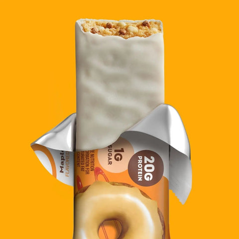 ONE Bar Maple Glazed Doughnut - baton białkowy bez cukru by ONE Bar (aka OhYeah! ISS Research)) (ohyeah-one-maple-glazed-doughnut)