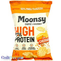 Moonsy High Protein 26%, Cheddar - cieniutkie chipsy serowe z soczewicy 50% mniej tłuszczu by Moonsy (moonsy-high-protein-26-cheddar-cieniutkie-chipsy-serowe-z-soczewicy-50-mniej-tluszczu)