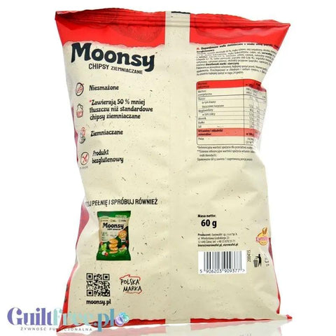 Moonsy Chipsy Ziemniaczane Ostra Papryka Asian Style - 50% mniej tłuszczu, niesmażone by Moonsy (moonsy-chipsy-ziemniaczane-ostra-papryka-asian-style-50-mniej-tluszczu-niesmazone)