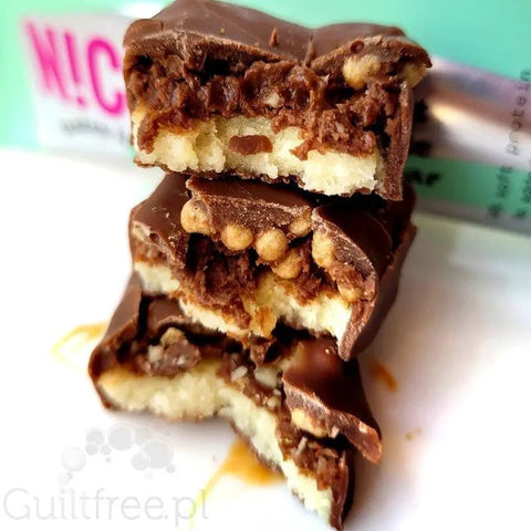 N!ck's Nicks Hazelnut Chocolate Protein Bar 209 kcal - baton proteinowy w czekoladzie mlecznej z kremem z Orzechów Laskowych by Nick's! (nck-s-nicks-hazelnut-chocolate-protein-bar-209-kcal-baton-proteinowy-w-czekoladzie-mlecznej-z-kremem-z-orzechow-laskowych)