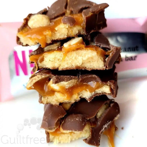 N!ck's Nicks Salty Peanut Protein Bar 203 kcal - baton proteinowy w czekoladzie mlecznej z Orzeszkami Ziemnymi by Nick's! (nck-s-nicks-salty-peanut-protein-bar-203-kcal-baton-proteinowy-w-czekoladzie-mlecznej-z-orzeszkami-ziemnymi)