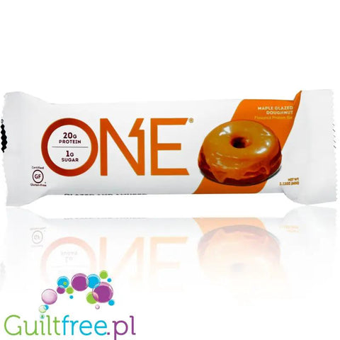 ONE Bar Maple Glazed Doughnut - baton białkowy bez cukru by ONE Bar (aka OhYeah! ISS Research)) (ohyeah-one-maple-glazed-doughnut)