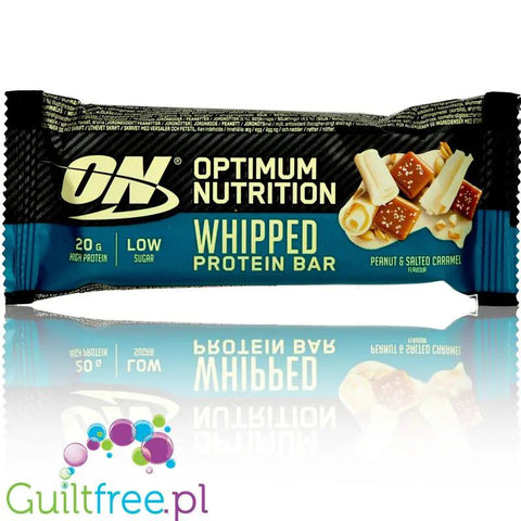 Optimum Nutrition Whipped Protein Bar White Chocolate Salted Caramel & Peanut - baton z masą a la ptasie mleczko by Optimum Nutrition (optimum-nutrition-whipped-protein-bar-white-chocolate-salted-caramel-peanut-baton-z-masa-a-la-ptasie-mleczko)