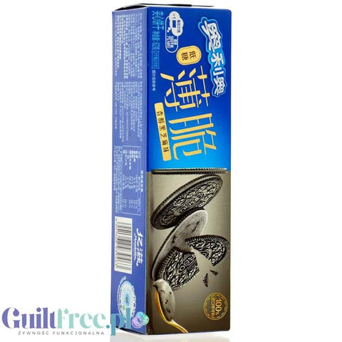 Oreo Low Sugar Thin Crisp Black Sesame - oryginalne chińskie Oreo 95% mniej cukru z czarnym sezamem by Oreo (oreo-low-sugar-thin-crisp-black-sesame-oryginalne-chinskie-oreo-95-mniej-cukru-z-czarnym-sezamem)