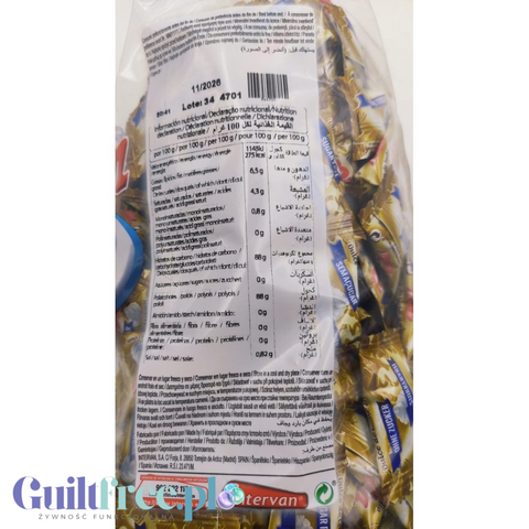 Pictolin Caramels de Dulce de Leche 0,8kg - śmietankowo-toffee karmelki bez cukru by Pictolin (pictolin-kajmak-czekolada-cukierki-bez-cukru-na-wage)