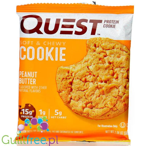 Quest Protein Cookie Peanut Butter - ciastko proteinowe z masłem orzechowym by Quest Nutrition (quest-protein-cookie-peanut-butter)