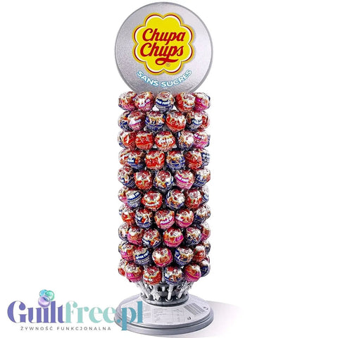 Chupa Chups Display 120 Lizaków Bez Cukru by Chupa Chups (chupa-chups-display-120-lizakow-bez-cukru)