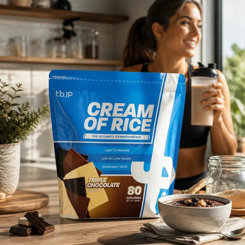 TBJP Cream of Rice, Triple Chocolate 2kg - kleik ryżowy bez cukru, regeneracyjny posiłek treningowy by TBJP (tbjp-cream-of-rice-triple-chocolate-2kg-kleik-ryzowy-bez-cukru-regeneracyjny-posilek-treningowy)