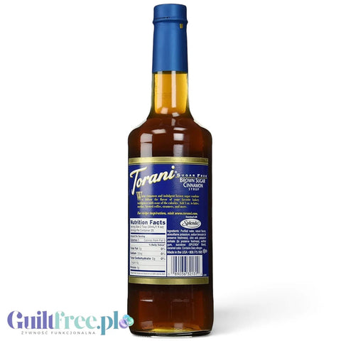 Torani Brown Sugar & Cinnamon 0,75L - syrop do kawy bez cukru o smaku Brązowy Cukier & Cynamon by Torani (torani-brown-sugar-cinnamon-0-75l-syrop-do-kawy-bez-cukru-o-smaku-brazowy-cukier-cynamon)